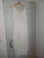 Sommerkleid weiss mit Knöpfen Grösse L
