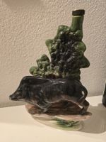 Vintage Garnier Likörflasche Wildschwein – Keramik f.Sammler
