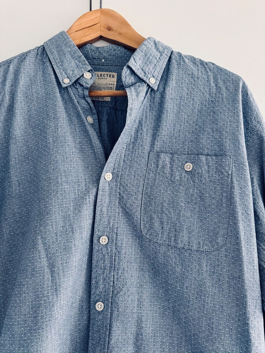 Selected Camicie: Selected Homme Hemd – Usato da Ennetbaden venduto da miboo