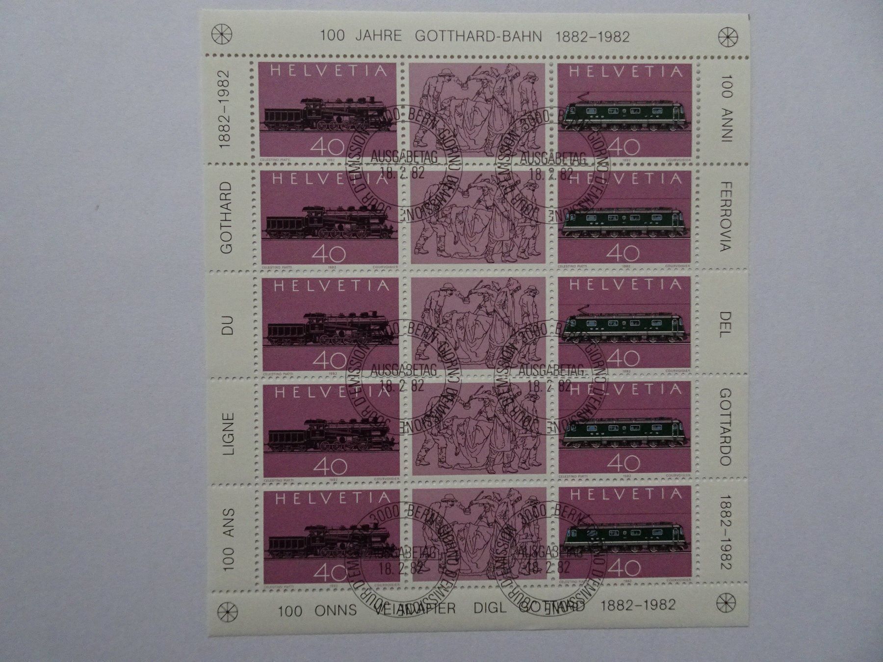 Tous les timbres: 1982 – Neuf (Voir description) à Aadorf par Chnorli-Furz