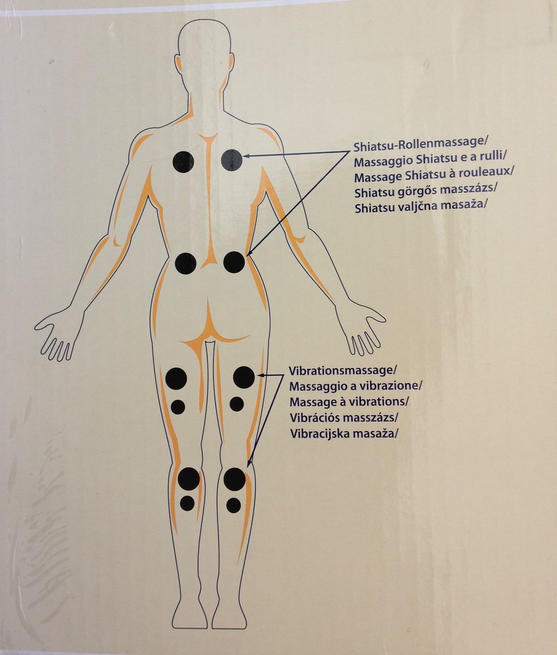 Dispositivi per massaggi: Shiatsu-Massagestuhl – Usato da Seftigen venduto da anandan 6