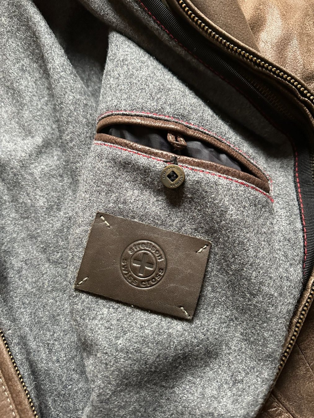 Strellson Giacche: STRELLSON - Lederjacke dunkelbraun 50 – Usato da Zürich venduto da Diazaio 4