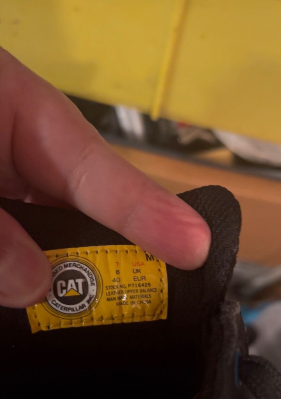 Caterpillar Scarpe da uomo: CAT Schuhe Schwarz Grösse 40 – Nuovo (secondo la descrizione) da Birr venduto da Elines 5