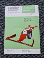 Original Prospekt Aecherli Motormäher ma250