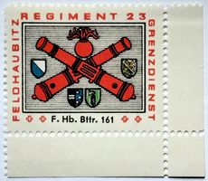 Feld Haubitzen Bttr 161, weiss, 2.WK, Wi Art 334