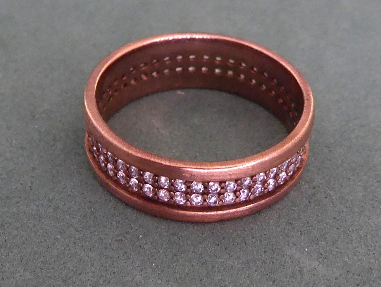 Anelli: Alliance Ring 925 Silber, rose vergoldet – Usato da Muri AG venduto da silvermouse007 1