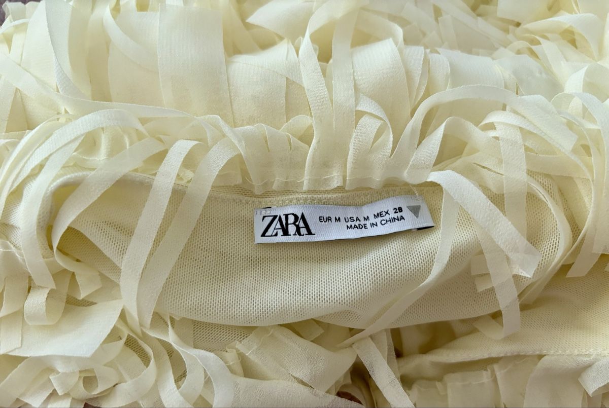 Zara Giacche: Zara Fransen Jacke, Vanilla – Usato da Baden venduto da Tiffany6878 3