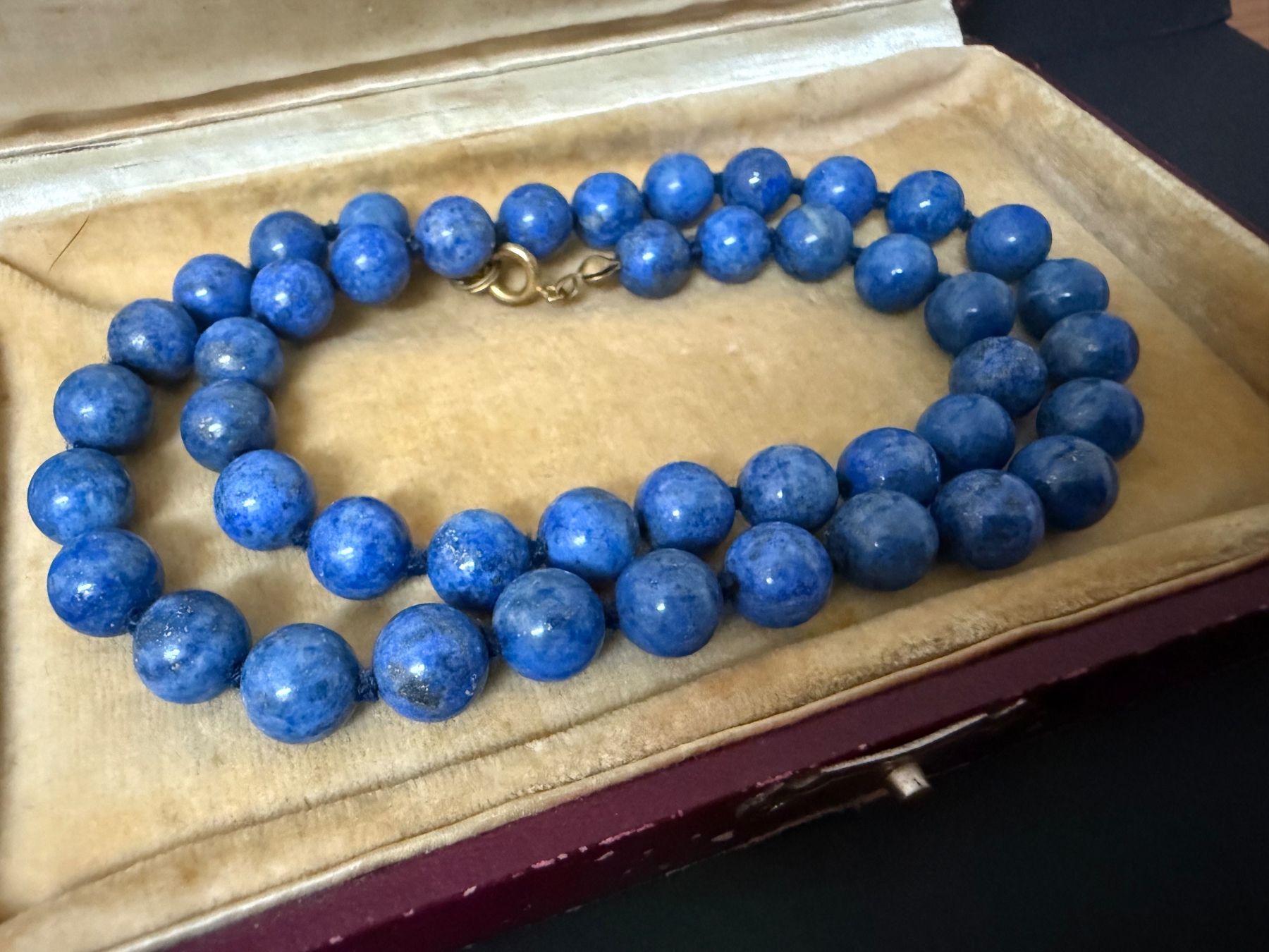 Colliers: Vintage Lapislazuli Kette – D'occasion à Spiegel b. Bern par Rogger72 3