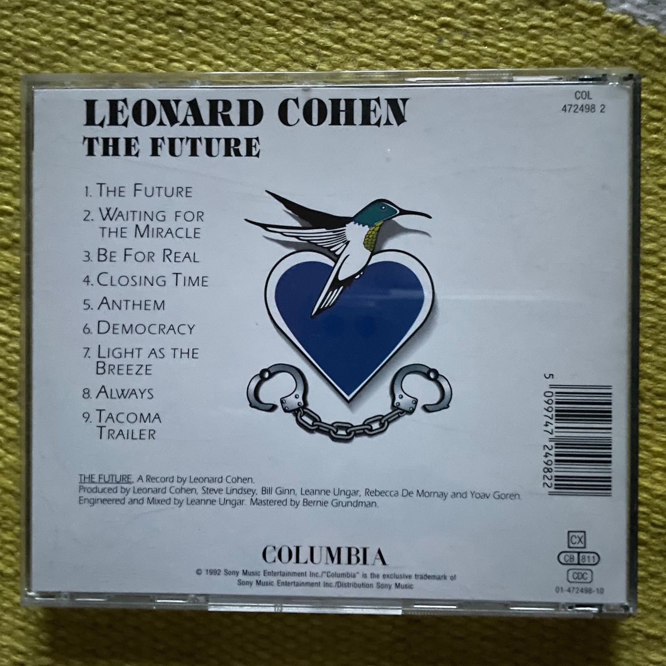 CD: LEONARD COHEN-THE FUTURE – Usato da Rorschacherberg venduto da CD-Roli 1