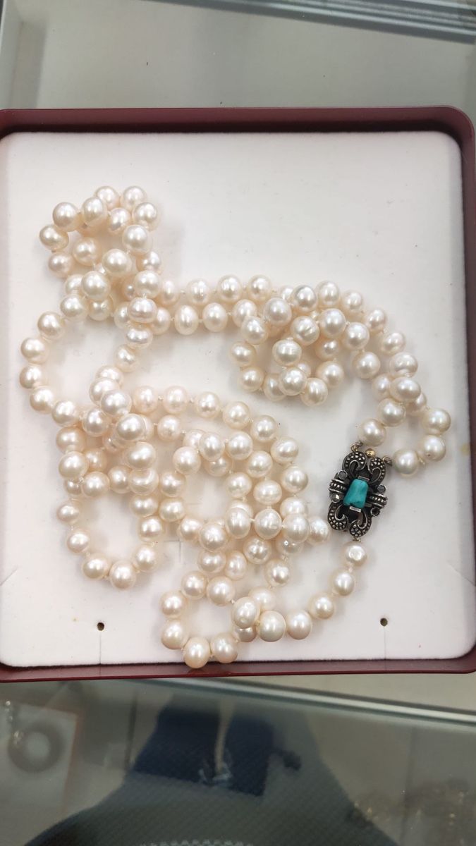 Perle (finte): Collier perles d’eau douce – Usato da lausanne venduto da Pepitam