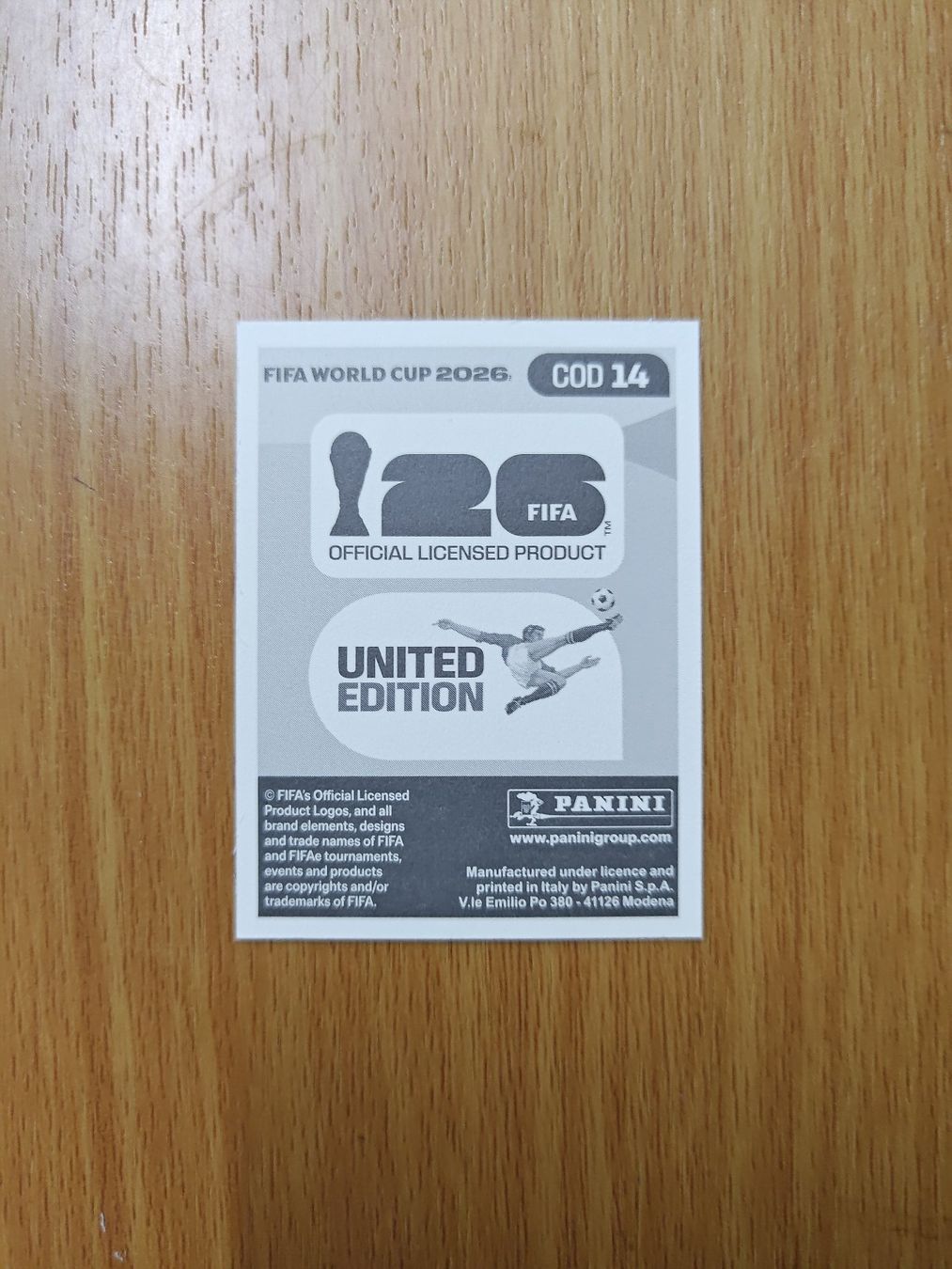 Panini Sammelbilder & Trading cards: Panini WM 2026 Sticker - COD 14 – Gebraucht aus Hochdorf von all_u_want 1