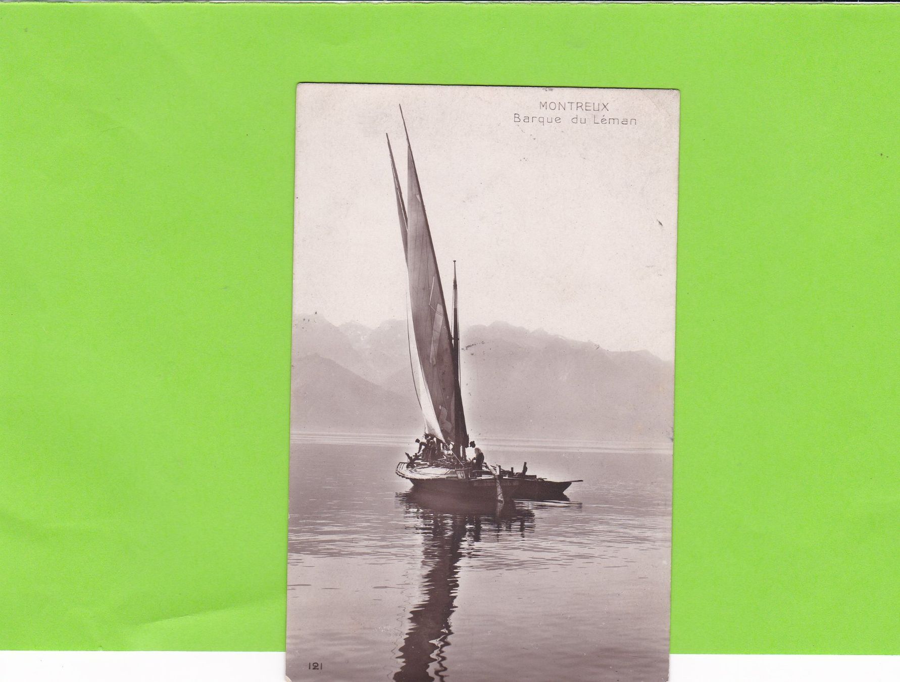 Ansichtskarten: Montreux-Barque du Léman – Gebraucht aus St. Peterzell von neckertal