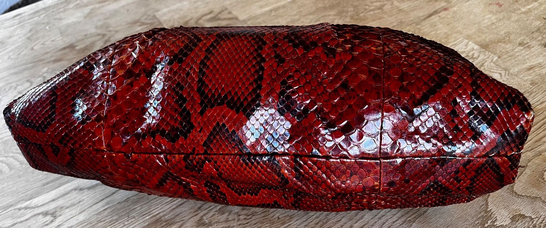 Borse da donna: Handtasche_Pythonmuster_1940 bis 50er_perfekter Zustand – Nuovo (secondo la descrizione) da Zürich venduto da Sammler777 8
