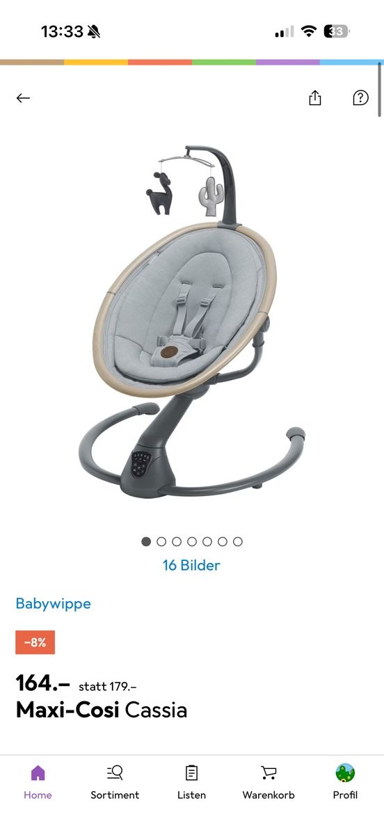 Maxi-Cosi Sdraiette & Sdraiette a dondolo: Maxi-Cosi Babywippe top Zustand,  – Nuovo (secondo la descrizione) da Hägendorf venduto da bet_56mc 4