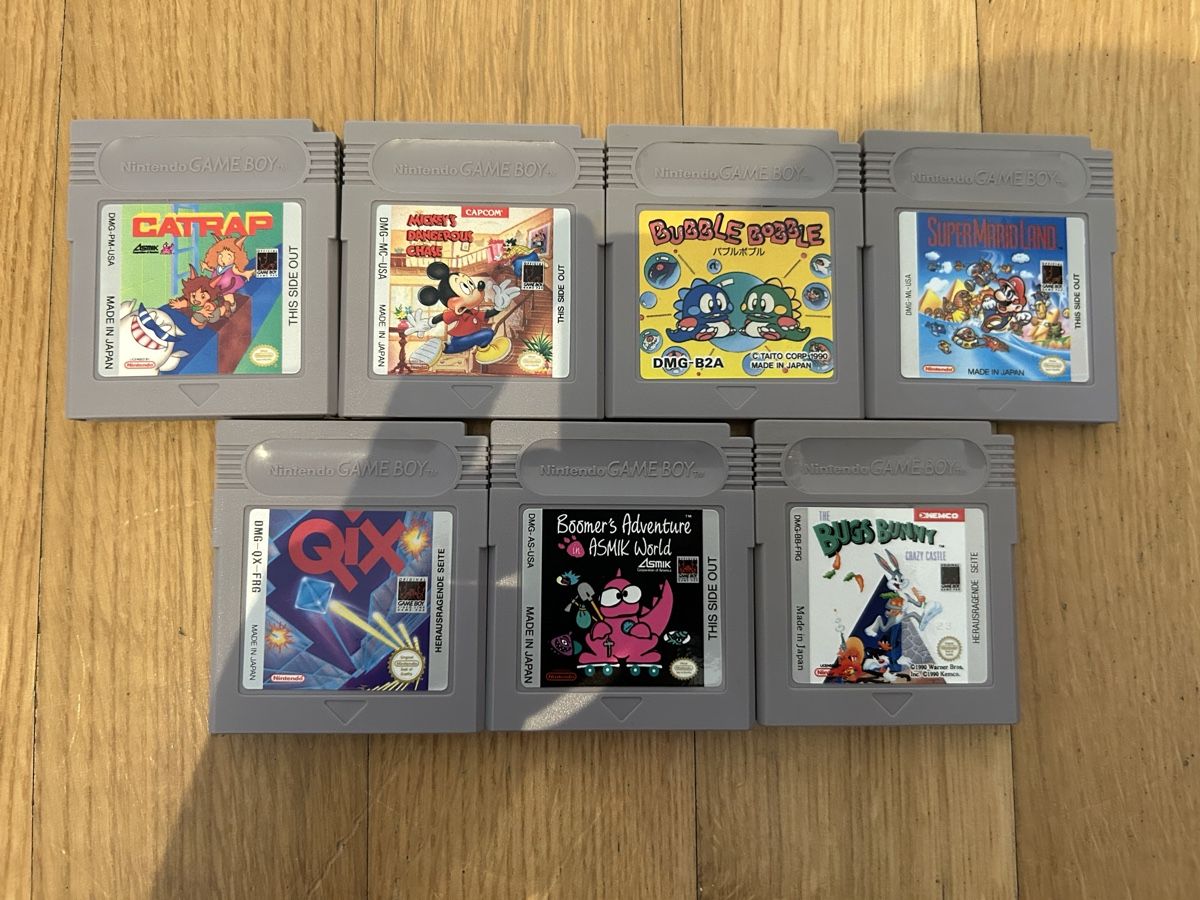 Giochi: Gameboy 7 Spiele / Catrap / Supermarioland usw. – Usato da Melchnau venduto da Robilu6