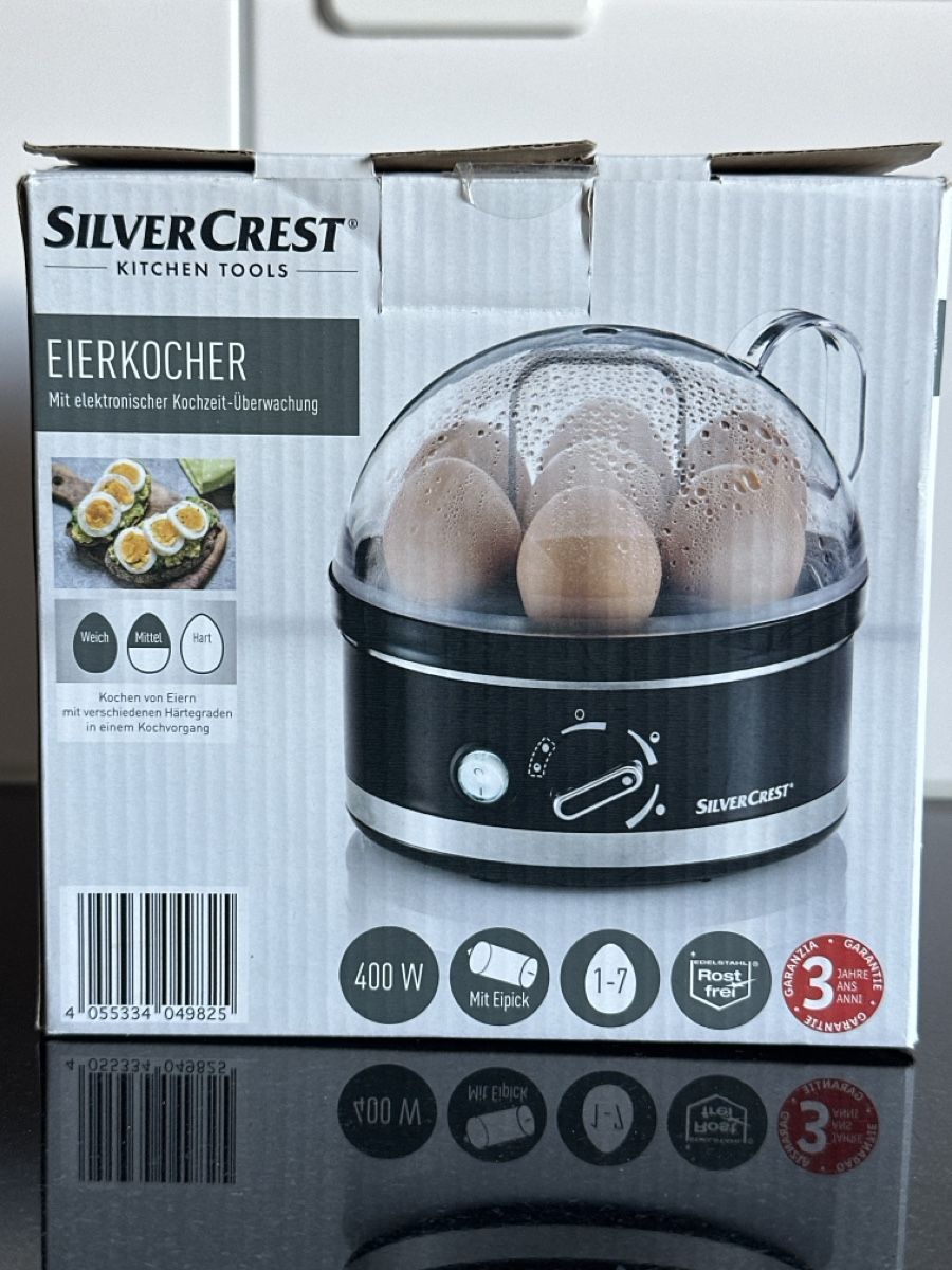 SilverCrest Elettrodomestici da cucina: Eierkocher Silvercrest schwarz 1-7 Eier neuwertig – Usato da Zürich venduto da DeLucxe 4