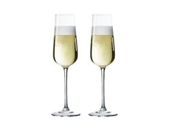 2x Spiegelau Capri Champagne Glasses