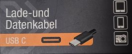 ✅ Lade, Daten- Kabel (USB C auf USB Typ-C, (1 m) Schwarz
