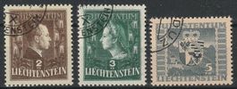 FL 202-204 Fürst/Fürstin/Landeswappen Kat. 85.-