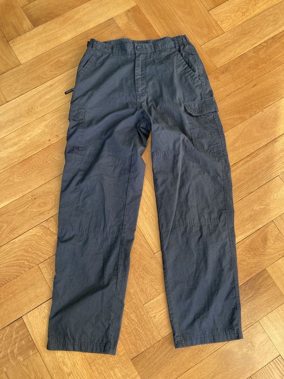 Chemise Mountain Hardwear homme XL TG bleu foncé SS randonnée ventilée