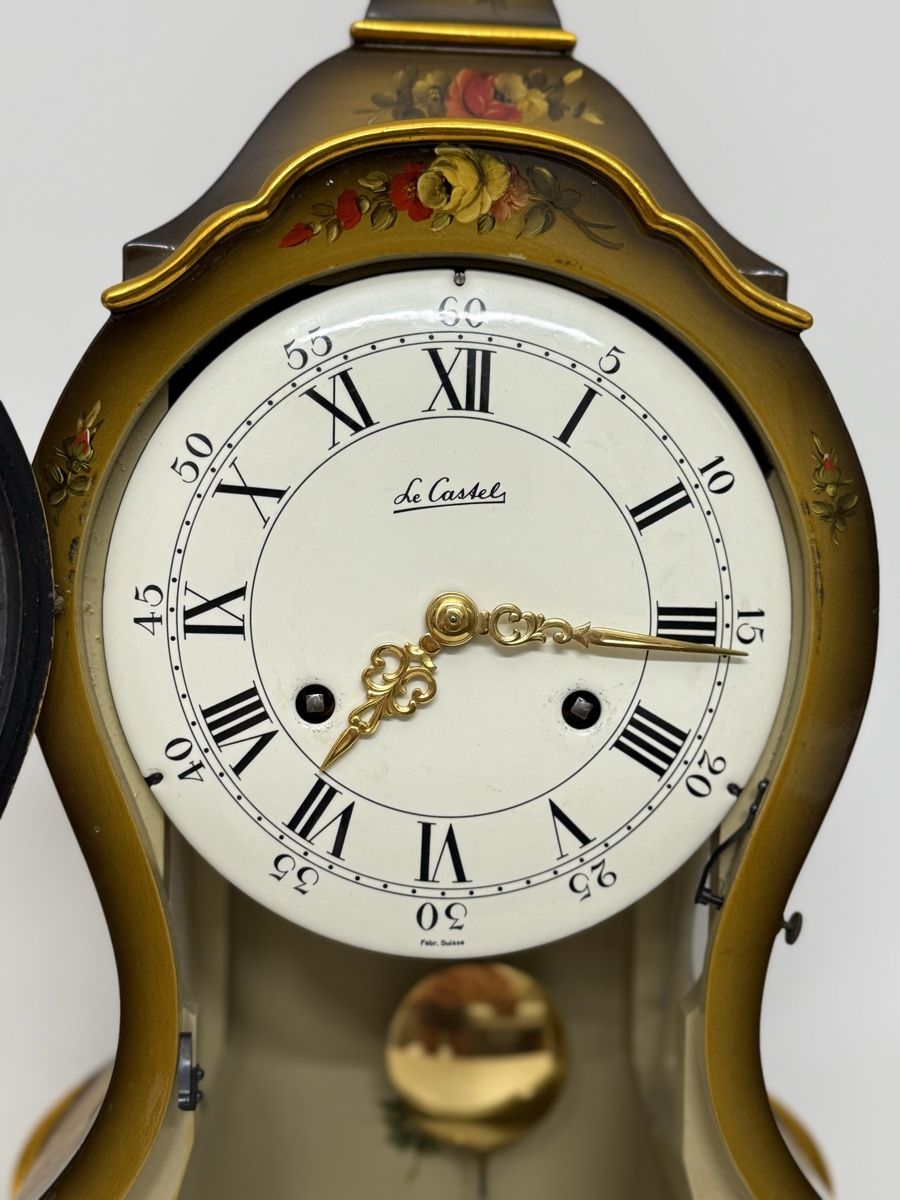 Orologi da terra & Orologi da parete: Vintage Standuhr "Le Castel" mit Pendel – Usato da Reinach BL venduto da Alex.1998. 3