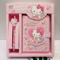 Hello Kitty - Bloc-notes et stylo roses - Neuf