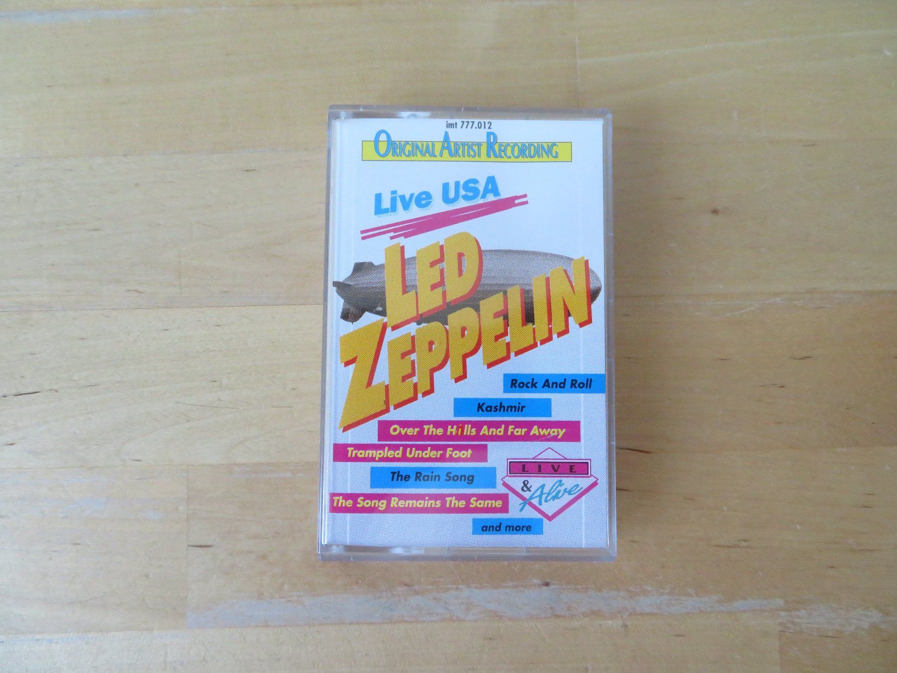 Kompaktkassetten: LED ZEPPELIN "Live USA" – Gebraucht aus zürich von Goldimmund