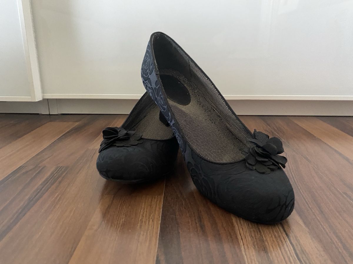Damenschuhe: 50er Jahre Pumps Gr. 41 schwarz – Gebraucht aus Hugelshofen von M.Zollinger