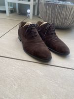 Herrenschuhe Mathew and Son Wildleder braun guter Zustand