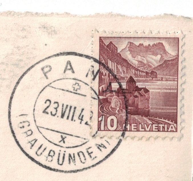 Cartoline postali: Pany, gelaufen 1942 – Usato da Frauenfeld venduto da POML 2
