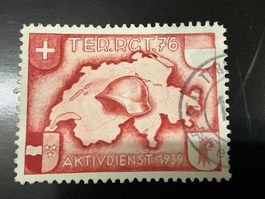 Soldatenmarke Ter Rgt 76 2.WK gestempelt