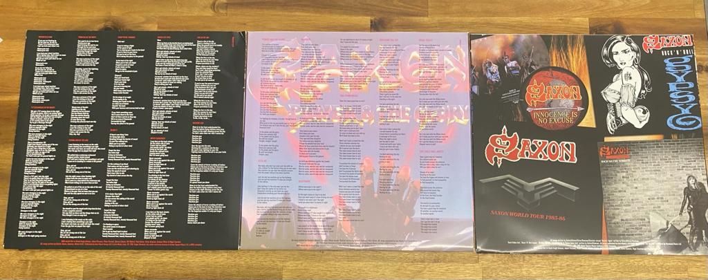 Dischi in vinile: Saxon (3 LP)Colo. Splatter Vinyl 2018 – Nuovo (secondo la descrizione) da Belp venduto da B7L0 4
