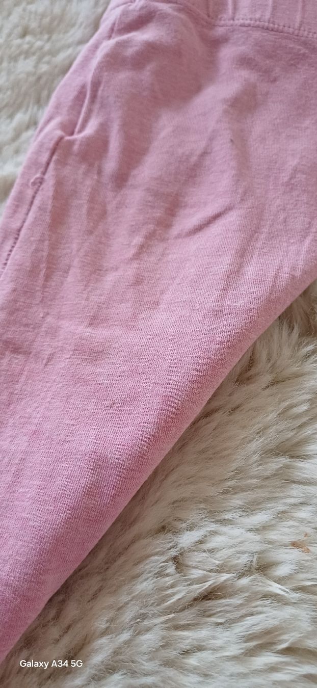 Calze & Collant: Rosa Leggings mit Blumenmuster, Gr.104 – Usato da Riniken venduto da Lessy- 2