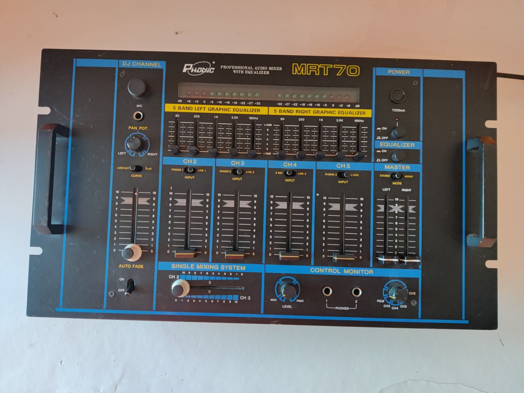Console di mixaggio: PHONIC PRO AUDIO MIXER  MRT 70 – Usato da Viganello venduto da XTECHSTOREX 4
