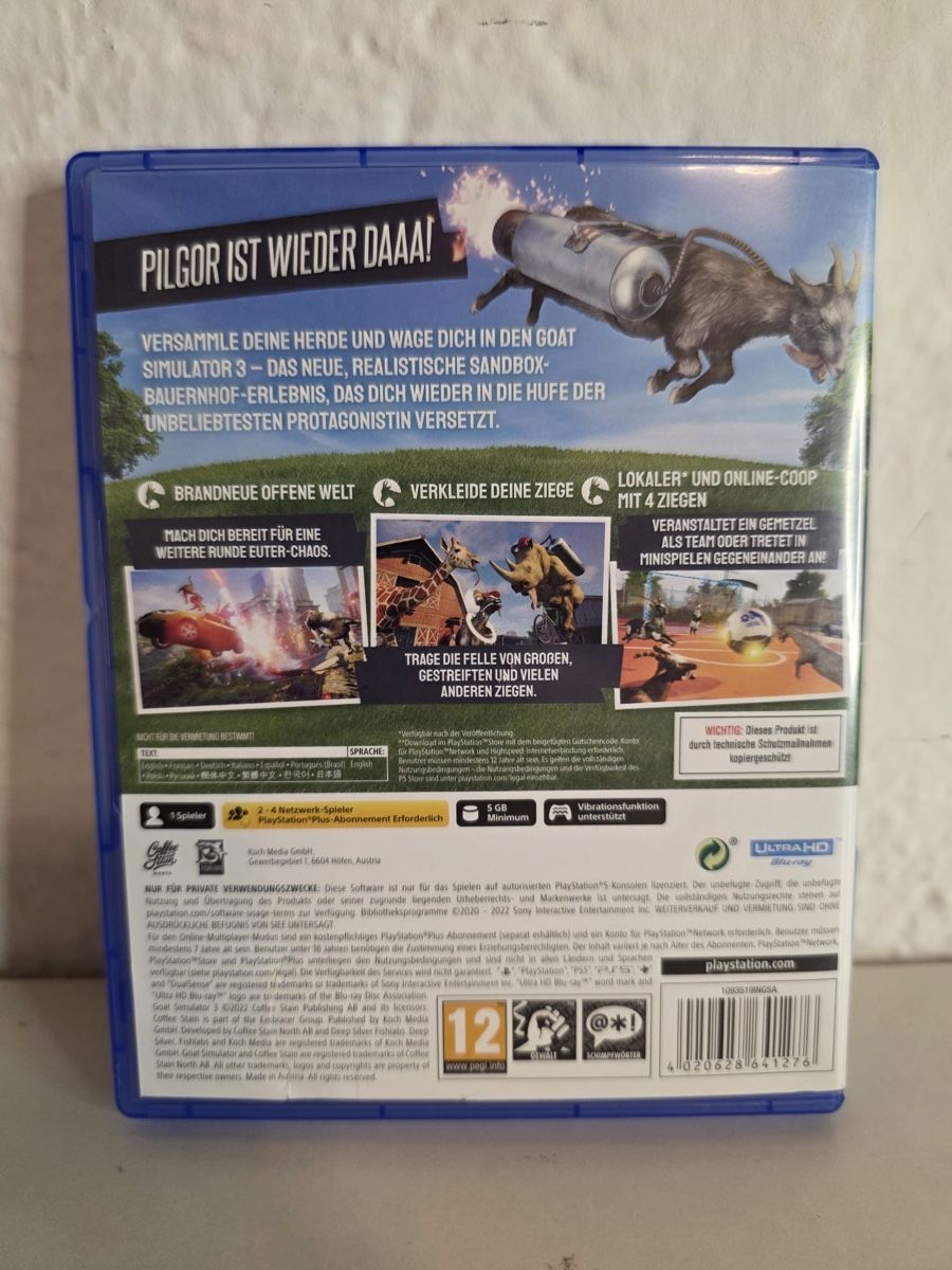 Sony Jeux: Goat Simulator 3 PS5 Pre-Udder Edition – D'occasion à Ehrendingen par bubulence 1