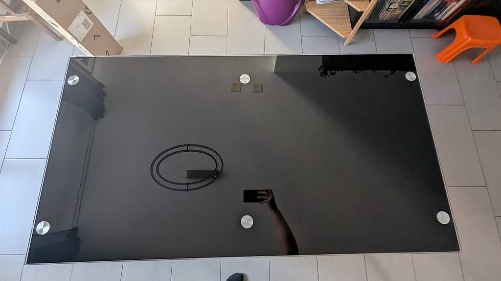 Schreibtische: Schreibtisch Glas schwarz – Gebraucht aus Trimbach von Chireel 1