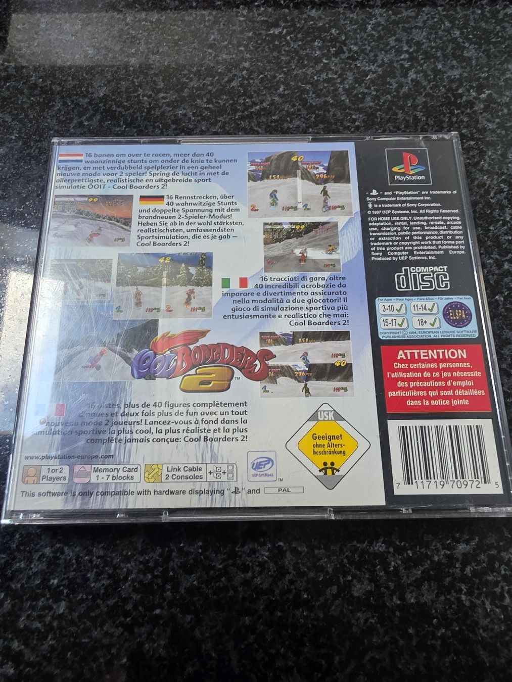 Jeux: Cool Boarders 2 PS1 – D'occasion à Chavornay par Crash37 1