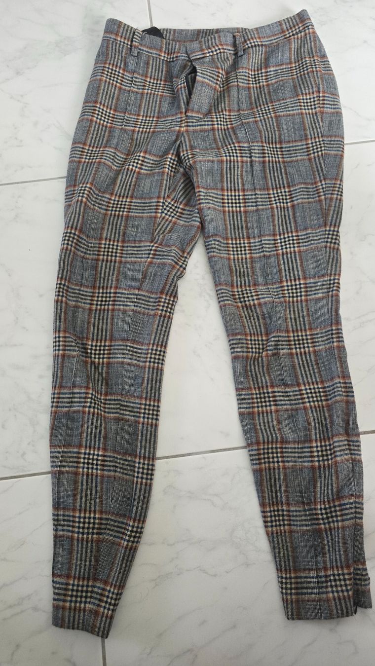 Hosen: Stoffhose kariert von SET - Grösse 34 – Gebraucht aus Meilen von melanieolivia