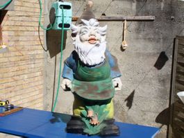 GARTENZWERG 78 cm. HOCH VINTAGE ZWERG