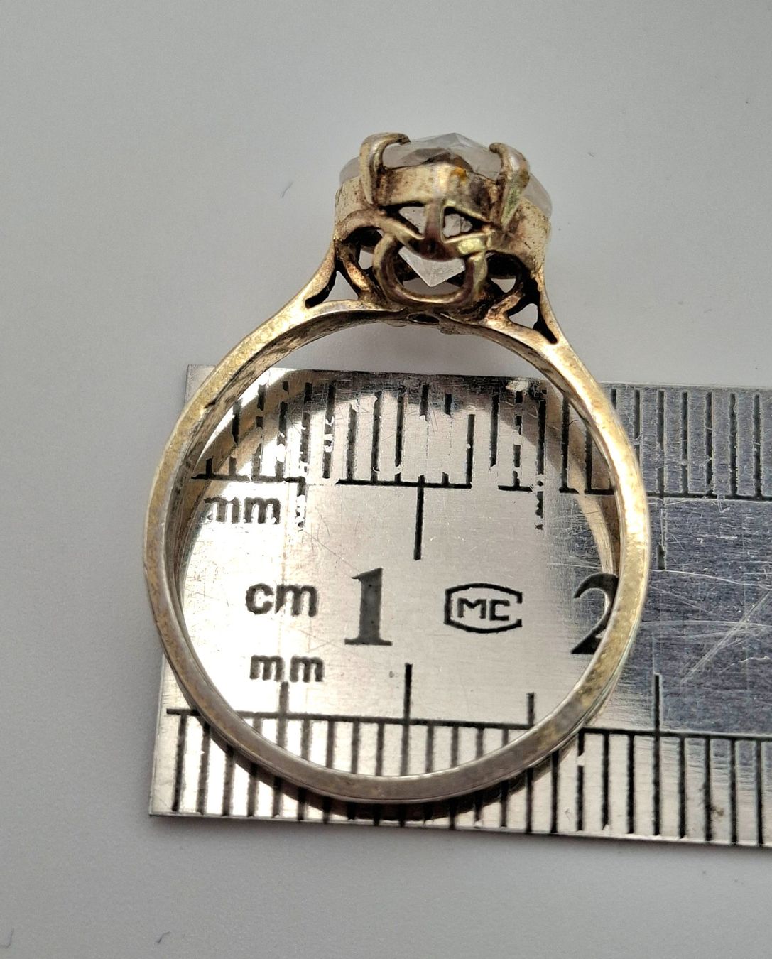 Anelli: Alter Ring mit Herz, Silber vergoldet 800 – Usato da Kriens venduto da Wolly85 3