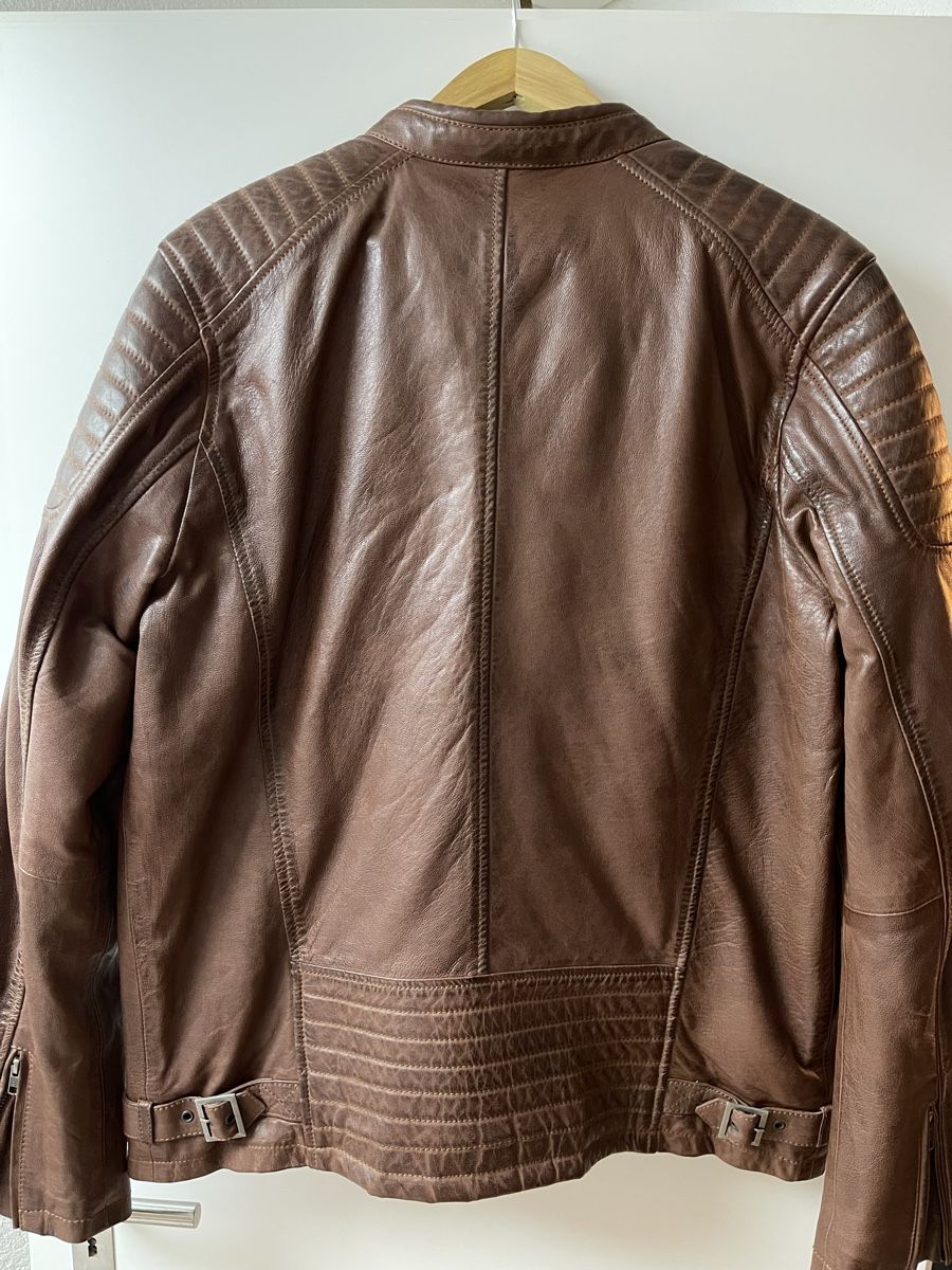Giacche: AIM Lederjacke braun Gr. XXL neu – Nuovo e nell'imballaggio originale da Einsiedeln venduto da gastroinventar 7
