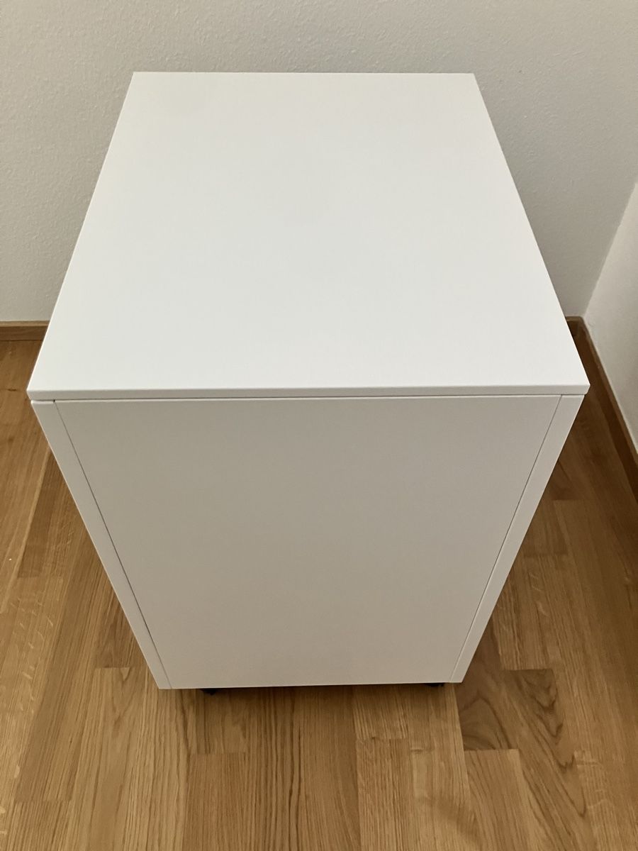 Korpus: Rollcontainer weiss 3 Schubladen abschliessbar – Gebraucht aus Liestal von Denise12345 2