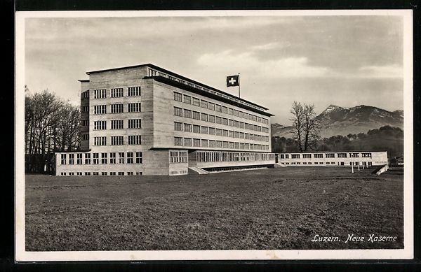 Cartoline postali: AK Luzern, Neue Kaserne – Usato da Berlin venduto da bartko-reher