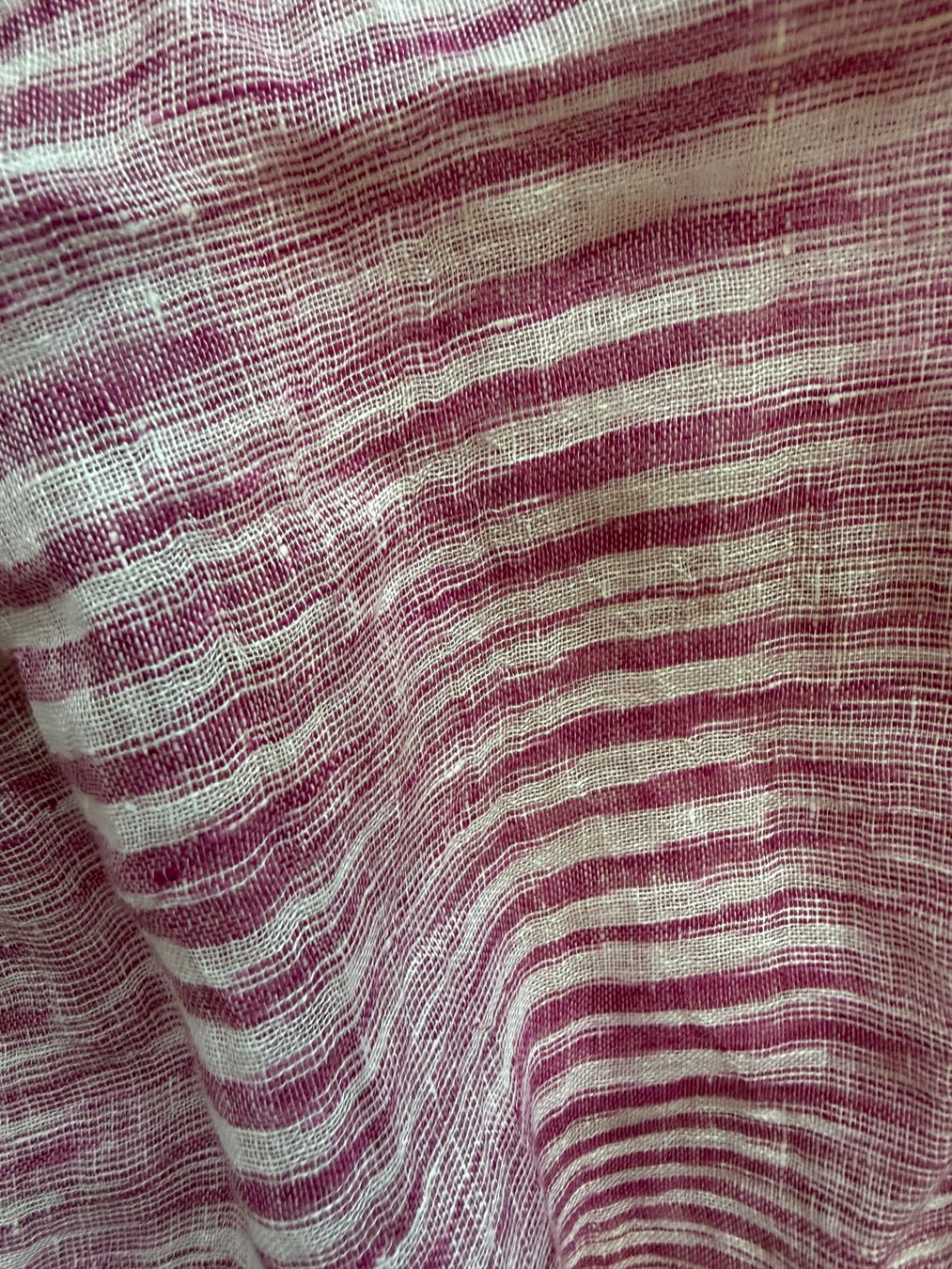 Foulard & Sciarpe: Schal ca 210cm lang, bordeaux/weiss – Usato da Salenstein venduto da animay 2