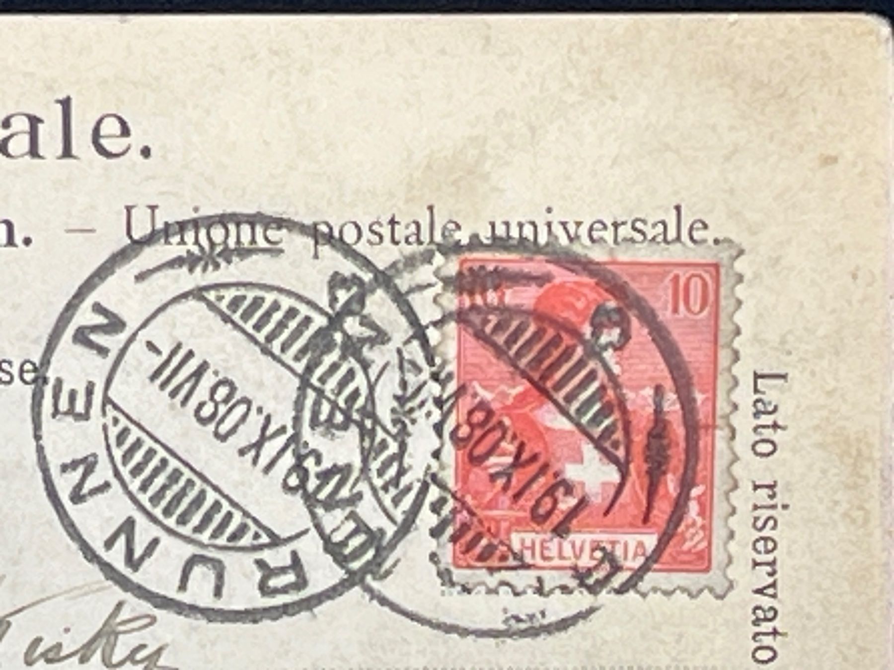 Cartoline postali: Tell-Denkmal – Usato da Widnau venduto da Brusi9 2