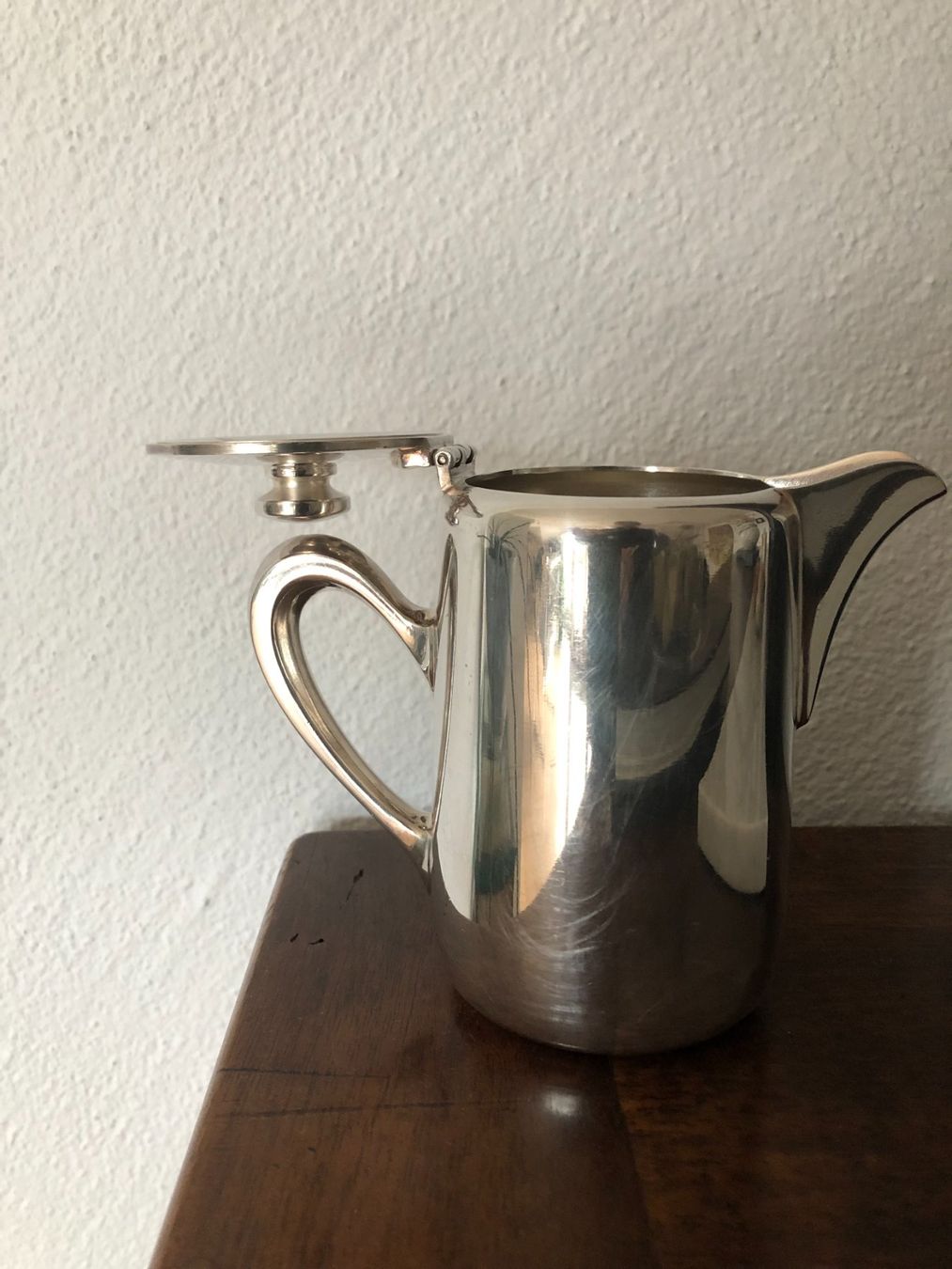 Théières: Antike versilberte Kaffee-/Tee-/Milchkanne ERCUIS – D'occasion à Samstagern par TAAF 1