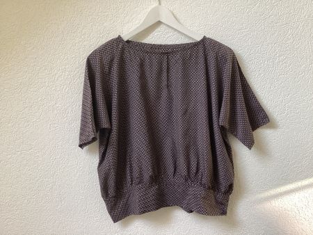 Edle, leichte, breite Sommer Bluse mit Muster, ca. Gr. M