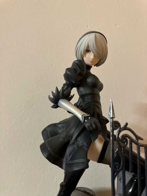 Ciyoulio Cool Anime Figures, Yorha 2B Figure Video Game with Head