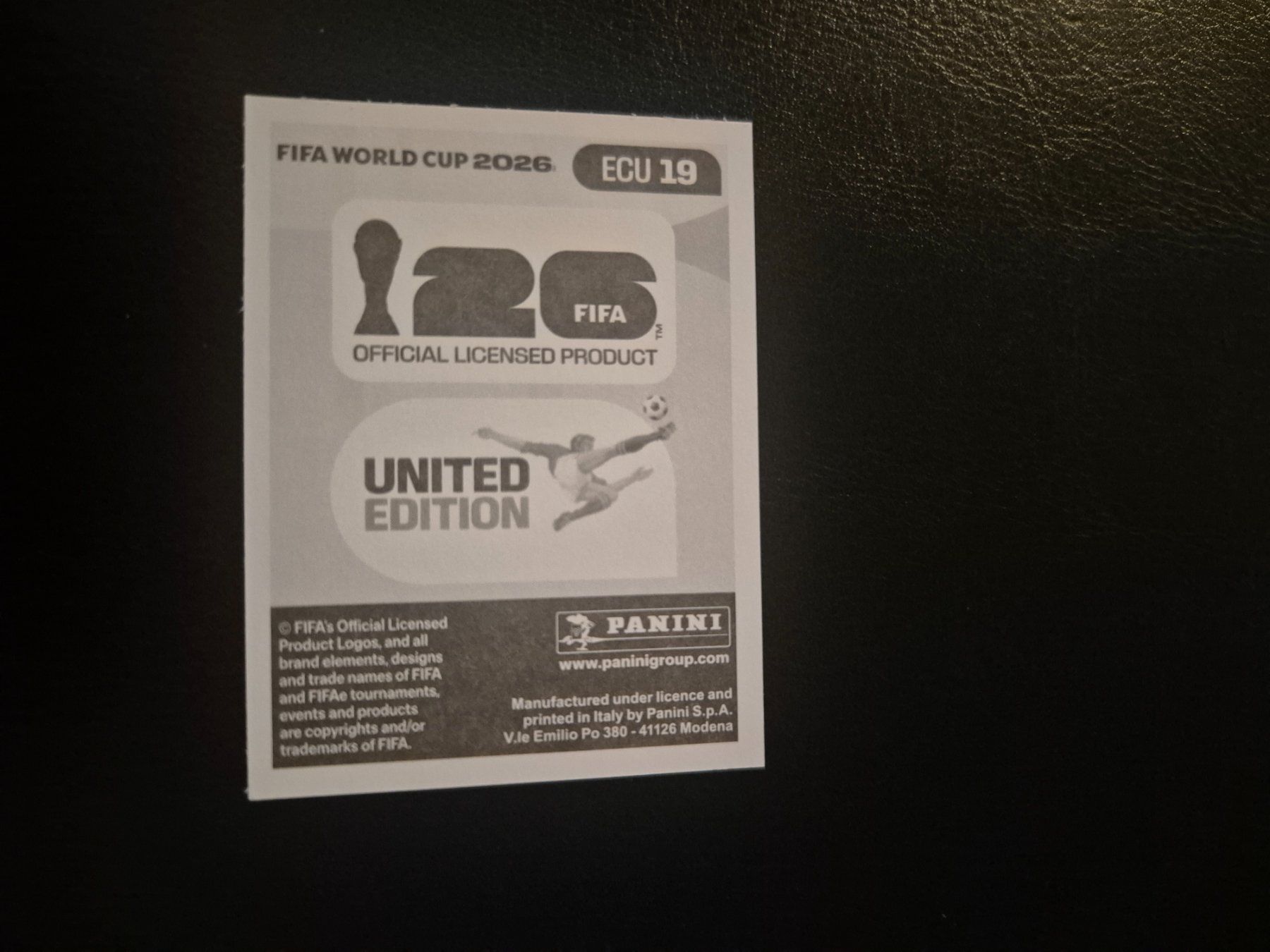 Panini Sammelbilder & Trading cards: Panini WM 26 ECU 19 – Neu (gemäss Beschreibung) aus Rorschacherberg von AJ3108 1