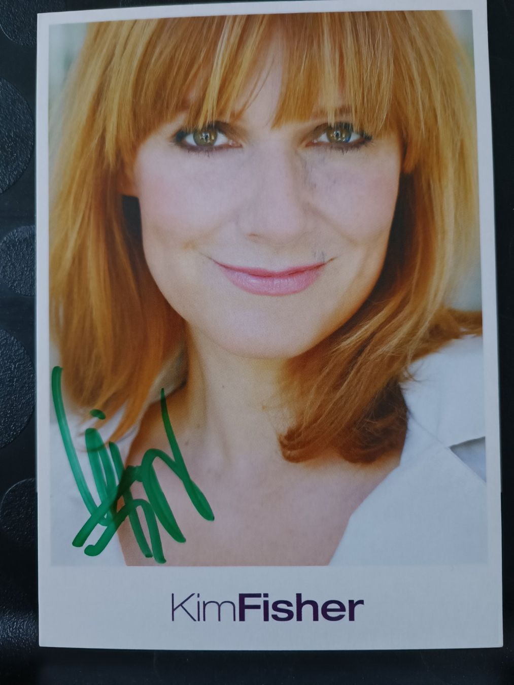 Autografi: Kim Fisher - handsigniert – Usato da Menziken venduto da Artographs